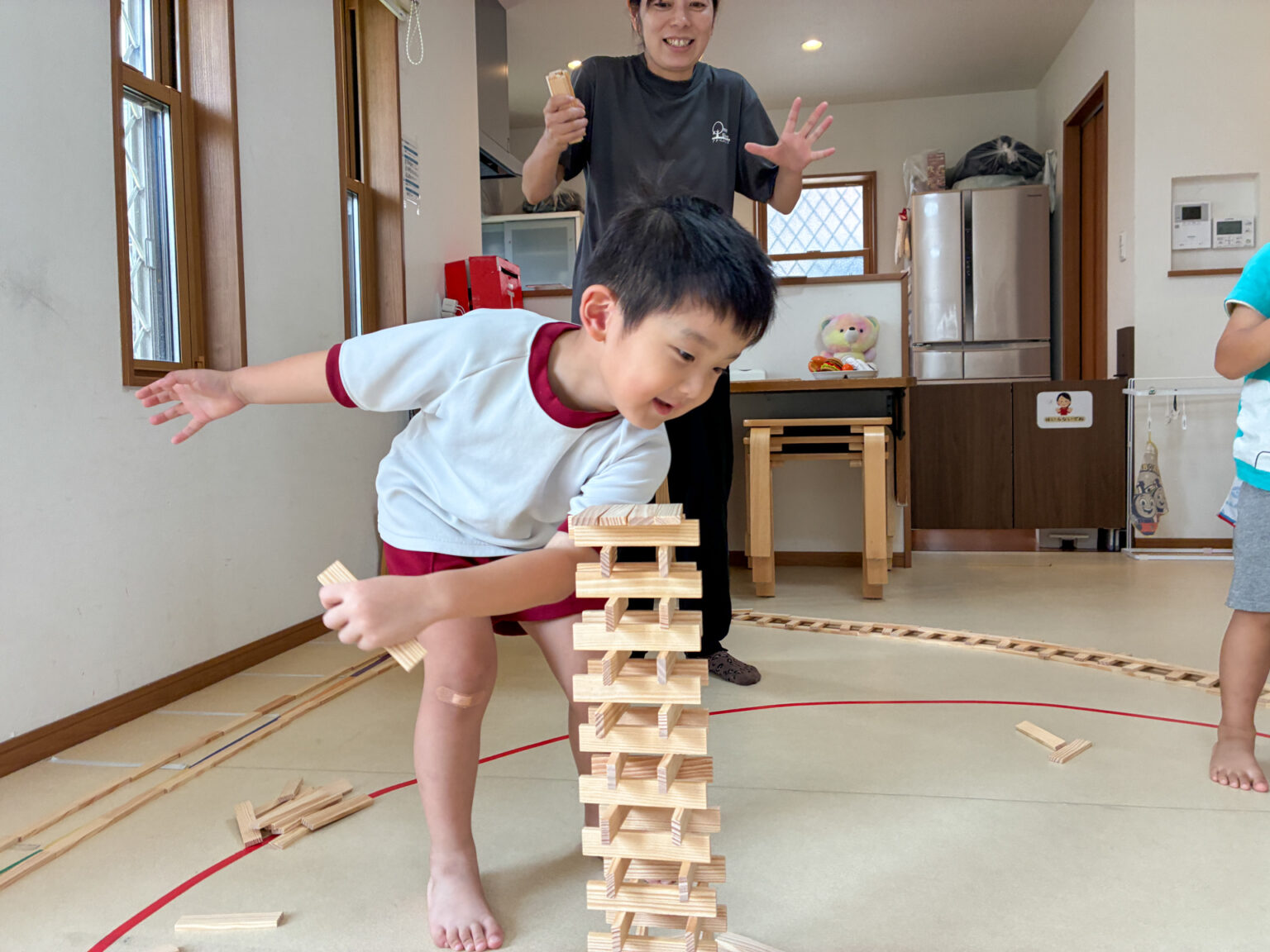 カプラ遊びの様子 ⑧
