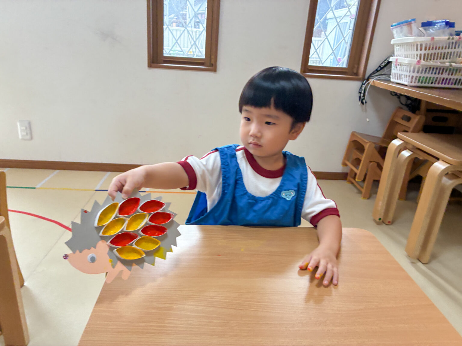 絵の具遊びの様子 ⑪