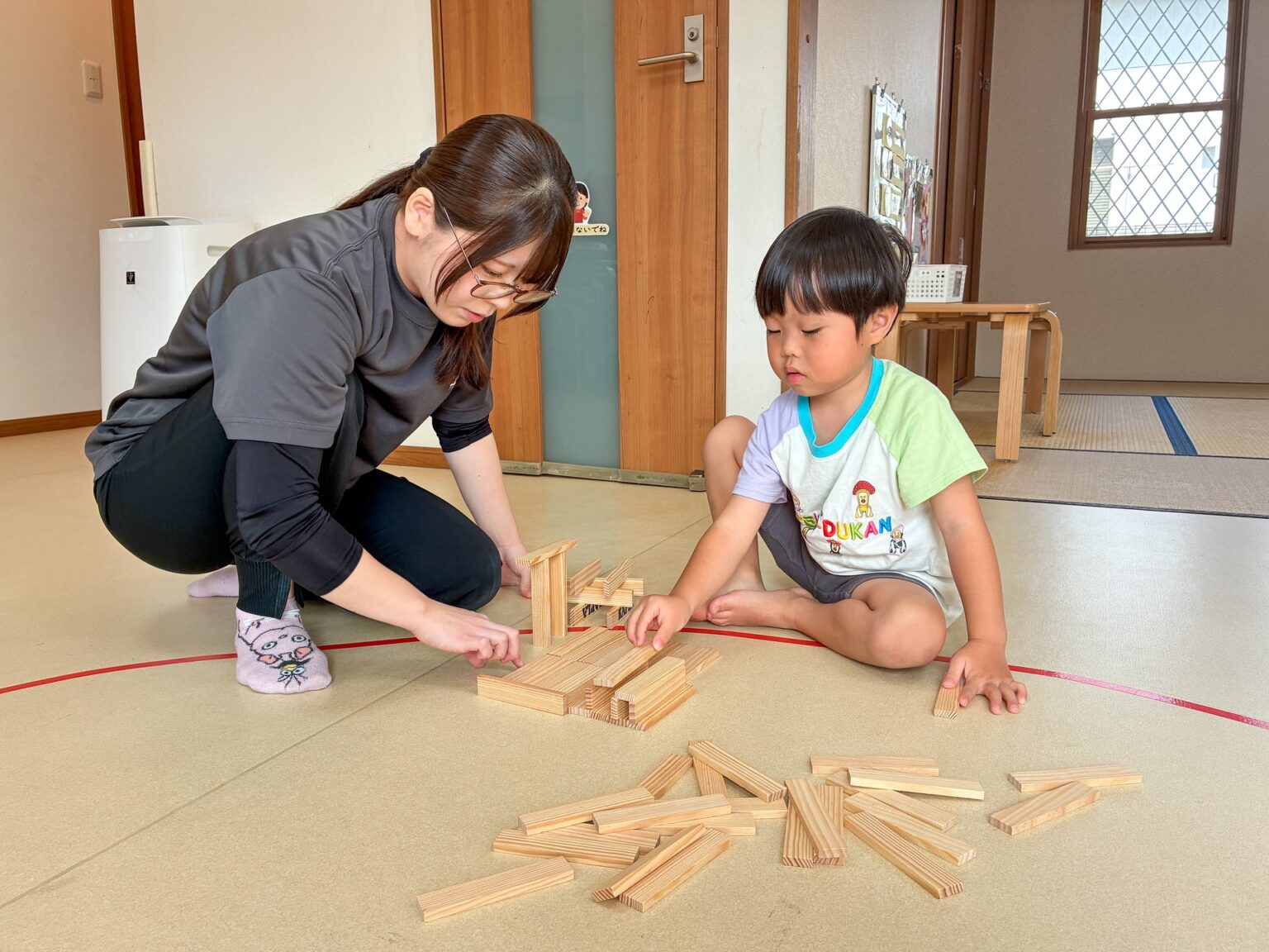 カプラ遊びの様子 ⑤